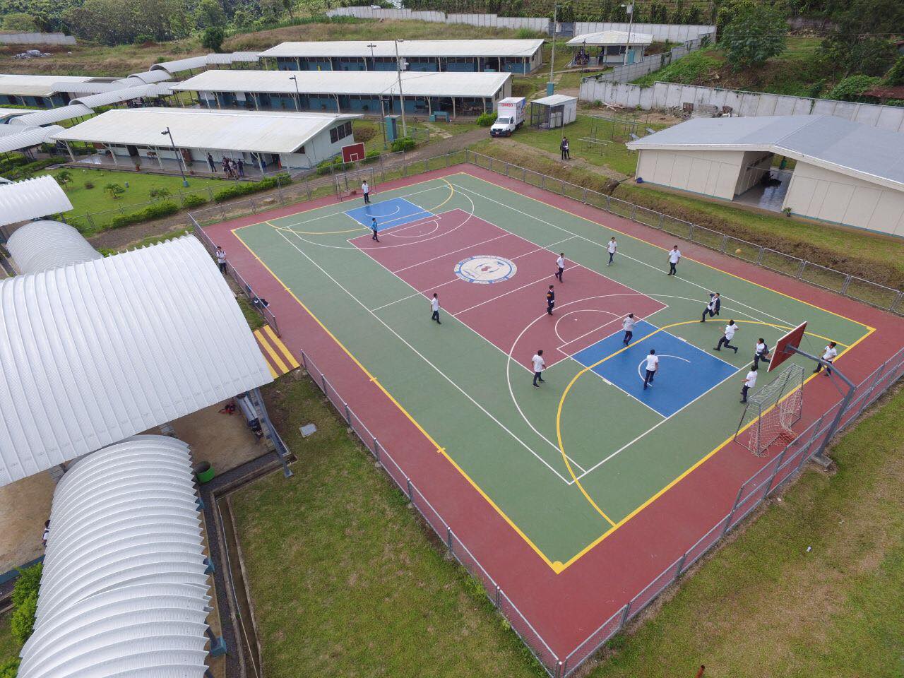 Vista aérea del CTP Calle Zamora